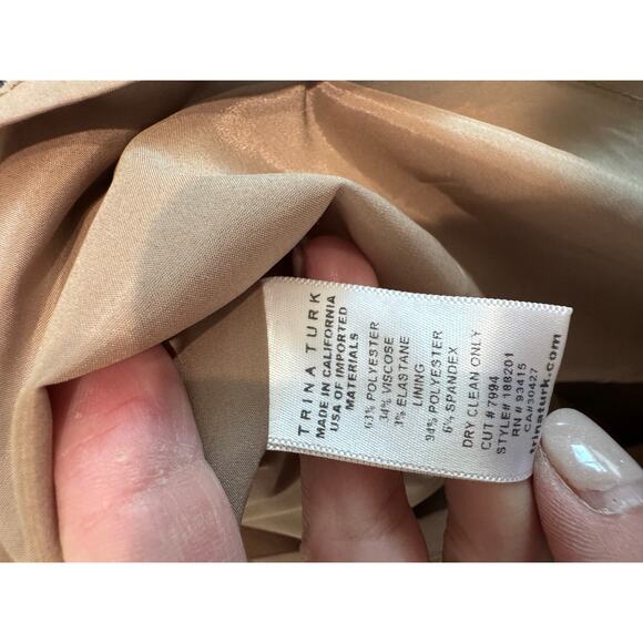 Trina Turk Women's Pleated Ruffle Plaid Mini Skirt Size 4 Academia Professional - Picture 6 of 11